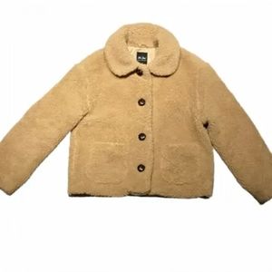 𝅺Me Jane - Sherpa Button Up Jacket - Women’s Coat